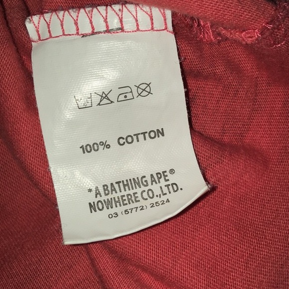 A bathing ape red camo shirt - Picture 4 of 4